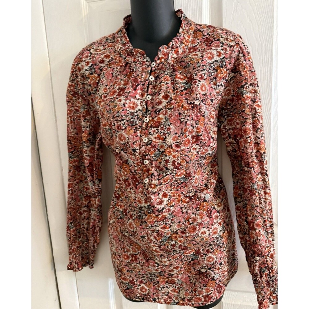 Talbots  Floral Blouse Women's Size Large